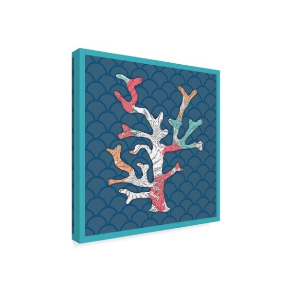 Lightboxjournal 'Pattern Coral' Canvas Art,24x24